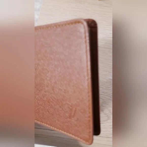 Louis Vuitton Brown Leather Card Holder ID Wallet Case - Picture 6 of 11